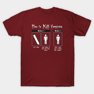 How to Kill Vampires T-Shirt